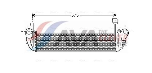 RT4346 AVA Охолоджувач наддувочного повітря